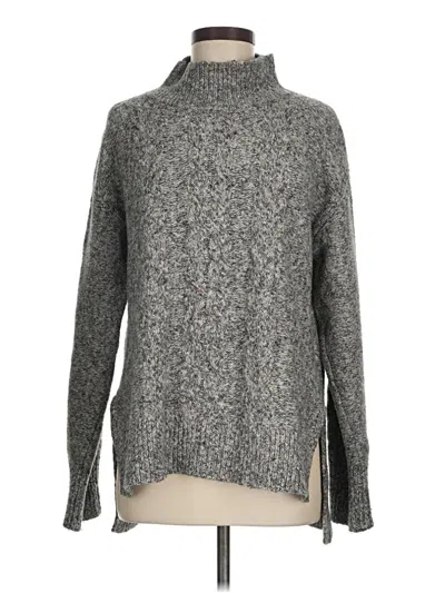 Pre-owned Michael Stars Turtleneck Sweater In Gray