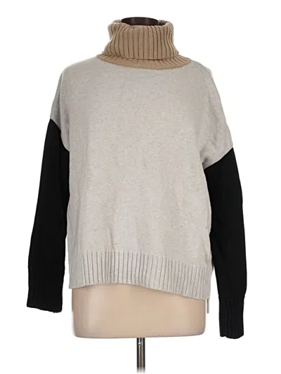 Pre-owned Michael Stars Turtleneck Sweater In Gray