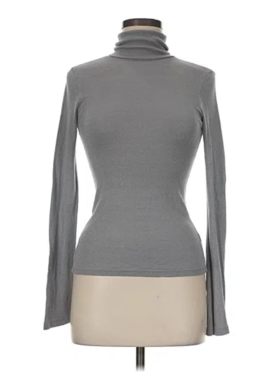 Pre-owned Michael Stars Turtleneck Sweater In Gray