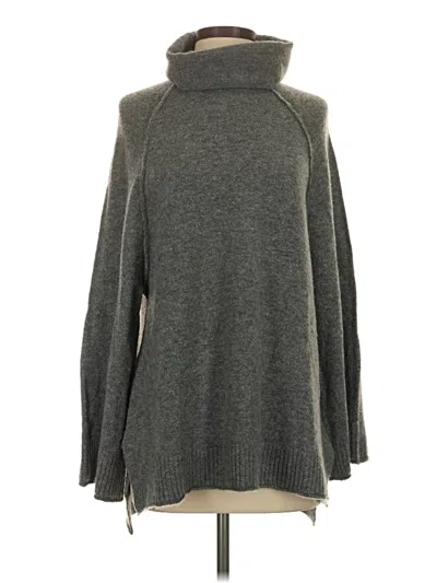 Pre-owned Michael Stars Turtleneck Sweater In Gray