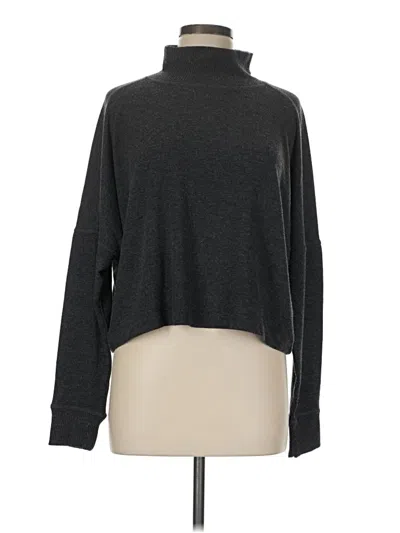 Pre-owned Michael Stars Turtleneck Sweater In Gray