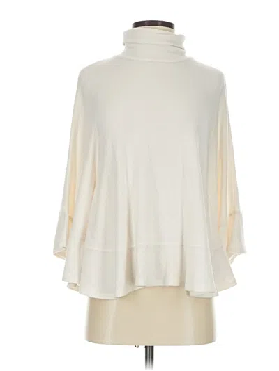 Pre-owned Michael Stars Turtleneck Sweater In Ivory