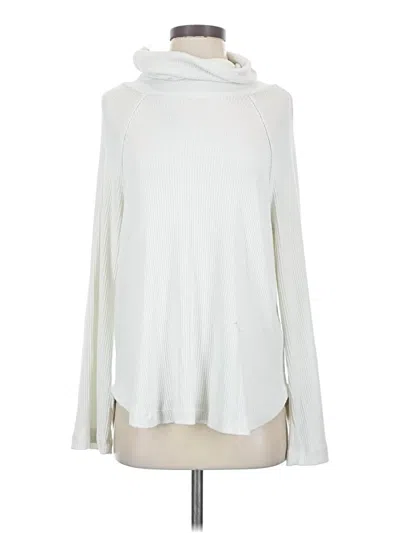 Pre-owned Michael Stars Turtleneck Sweater In Ivory