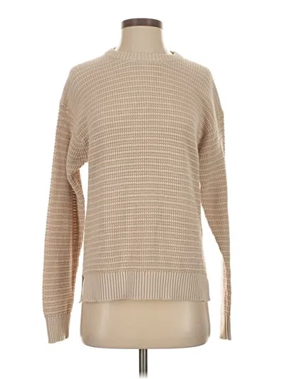 Pre-owned Michael Stars Turtleneck Sweater In Tan