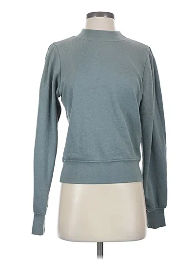 Pre-owned Michael Stars Turtleneck Sweater In Teal