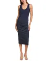 Michael Stars Ulla Midi Dress In Blue