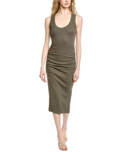 Michael Stars Ulla Scoop Neck Midi Dress In Green