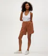 Michael Stars Velma Linen Short In Brown