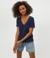 Michael Stars Vera Tee In Blue