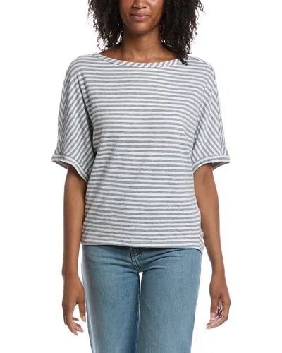 Michael Stars Verna Stripe Top In White