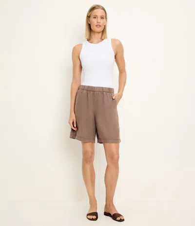 Michael Stars Veya Bermuda Shorts In Brown