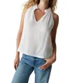 Michael Stars Viola Gauze Tank In White