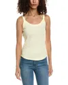 Michael Stars Kendall Cropped Tank In Yellow