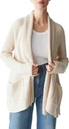 Michael Stars Vonn Open Cardigan In Cement In Neutral