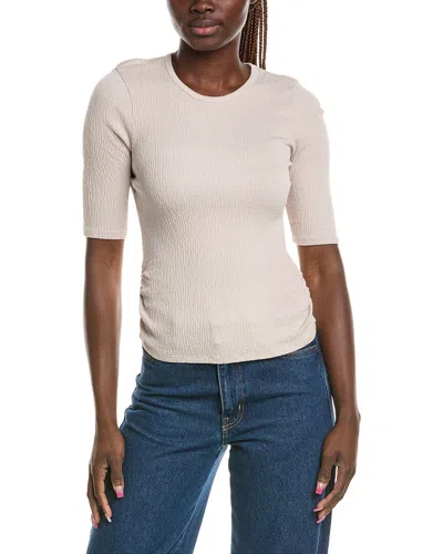 Michael Stars Whitney Elbow Sleeve T-shirt In Neutral