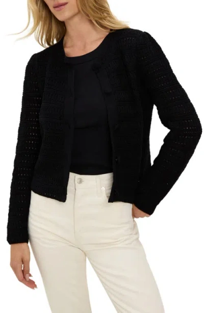 Michael Stars Winona Cardigan In Black