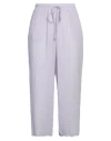 Michael Stars Woman Pants Lilac Size L Cotton In Purple