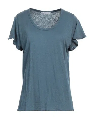 Michael Stars Woman T-shirt Deep Jade Size Onesize Supima In Green