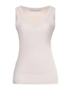 Michael Stars Woman Tank Top Beige Size Onesize Cotton