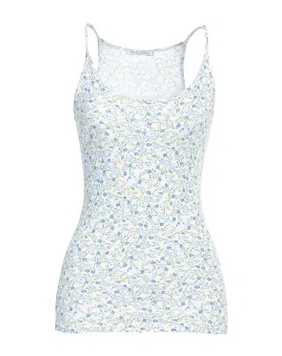Michael Stars Woman Tank Top Light Blue Size Onesize Modal, Cotton