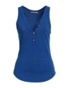 Michael Stars Woman Top Blue Size Onesize Cotton