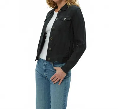 Michael Stars Women's Linen Jacket In Black
