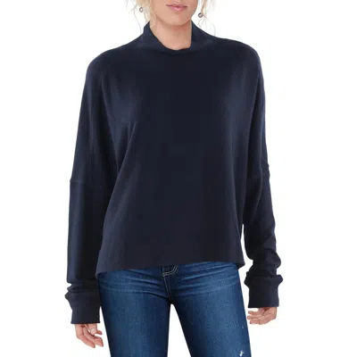 Michael Stars Womens Ribbed Trim Knit Pullover Sweater