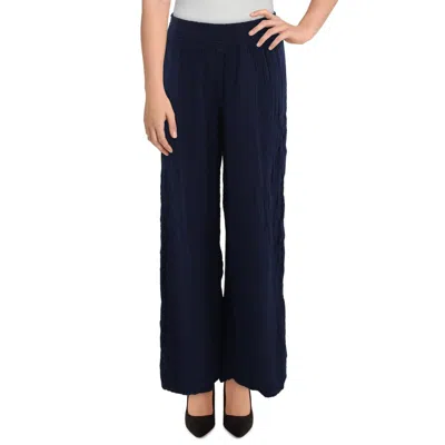 Michael Stars Womens Smocked Cotton Wide Leg Pants