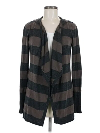 Pre-owned Michael Stars Wool Cardigan Sweater In Gray