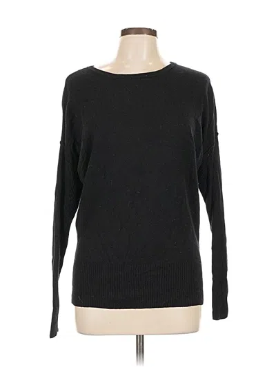 Pre-owned Michael Stars Wool Pullover Sweater In Black