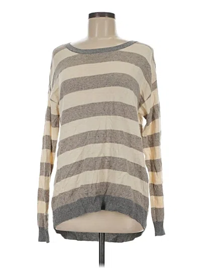 Pre-owned Michael Stars Wool Pullover Sweater In Gray