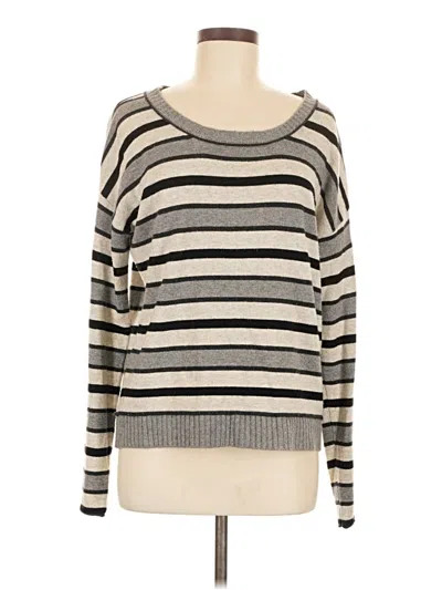 Pre-owned Michael Stars Wool Pullover Sweater In Gray