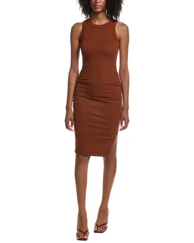 Michael Stars Wren Midi Dress In Burgundy