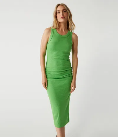 Michael Stars Wren Ribbed Midi Dress In Dkm