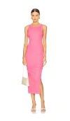 Michael Stars Wren Ruched Midi Dress