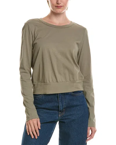 Michael Stars Yuri Crop T-shirt In Transparent