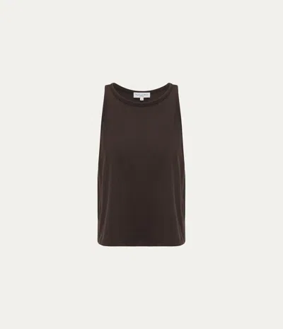 Michael Stars Yvonne Shell Tank In Brown