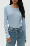 Michael Stars Zola Long Sleeve T-shirt In Fountain