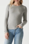 Michael Stars Zola Long Sleeve T-shirt In Heather Grey