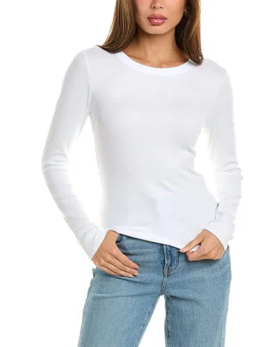 Michael Stars Zola Ribbed Tee In White