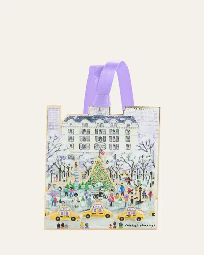 Michael Storrings Bergdorf Goodman Storefront Christmas Ornament In Multi