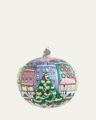 Michael Storrings Christmas Market In The City Ornament
