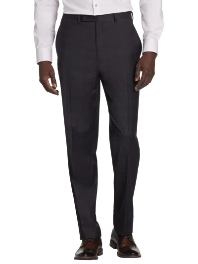 Michael Strahan Collection By  Men's  Classic Fit Wool Blend Plaid Suit Pants