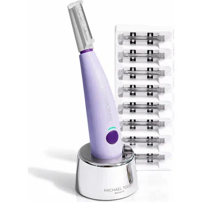 Michael Todd Beauty Sonicsmooth At-home Sonic Dermaplaning System In Transparent