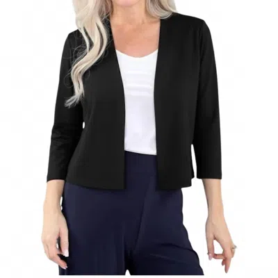 Michael Tyler Open Front Bolero In Black