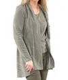 Michael Tyler Open-front Knit Cardigan In A/s Olive In Multi