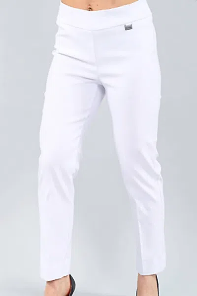 Michael Tyler Women's Basic Pants In White