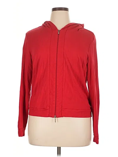 Pre-owned Michael Tyler Zip Up Hoodie In Red