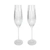 Michael Wainwright Berkshire Champagne Flute, Set Of 2 In Transparent