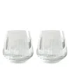 Michael Wainwright Berkshire Double Old Fashioned Glasses, Set Of 2 In Transparent